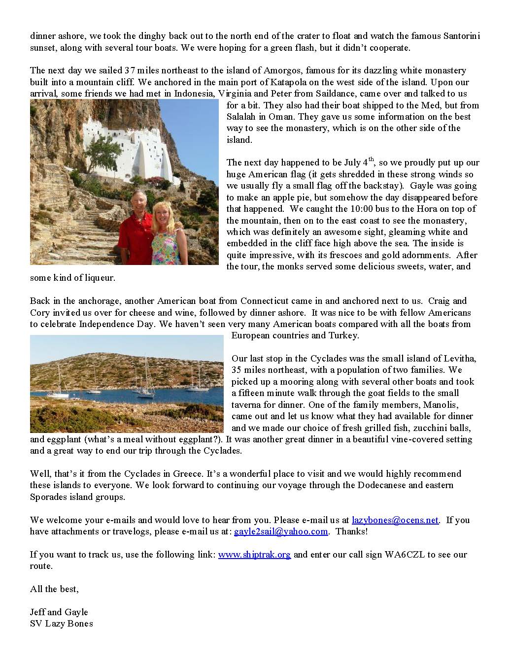Greek cruising page 8
